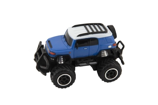 Autíčko RC mini SUV plastové 14cm 27MHz auto na diaľkové ovládanie na batérie. 2 farby v krabici 16x12x10 – Žltá