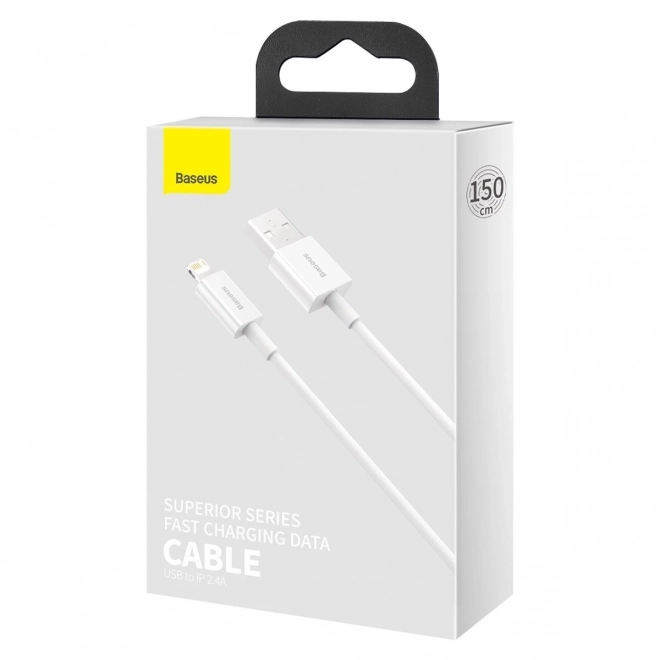 Kábel USB na Lightning 2,4A 1,5 m