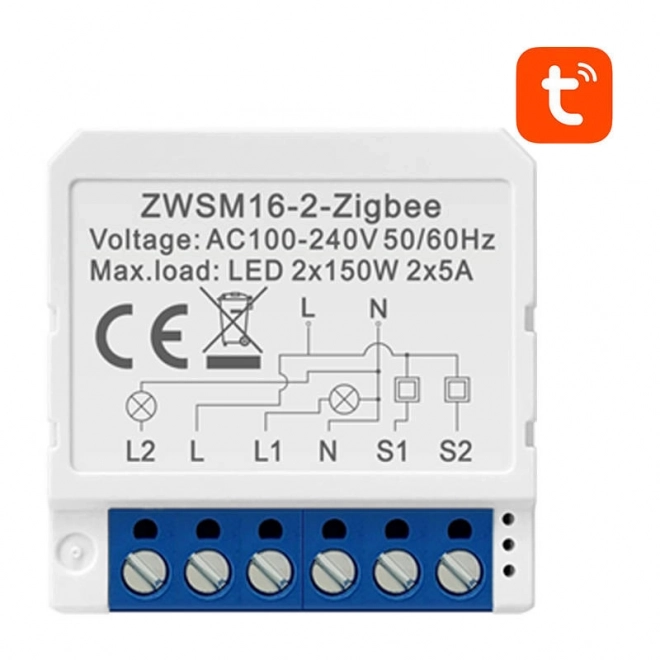 Chytrý spínací modul ZigBee Avatto TUYA