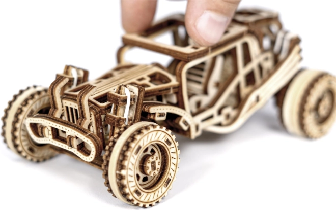 Drevené 3D Puzzle Automobil Buggy