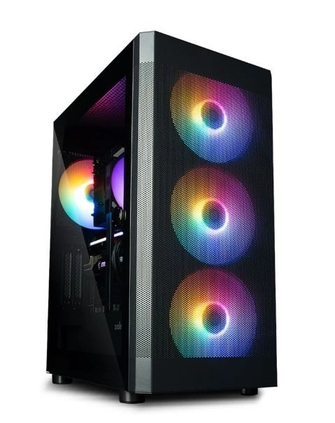 Počítačová skriňa I4 TG ATX Mid Tower s RGB ventilátormi