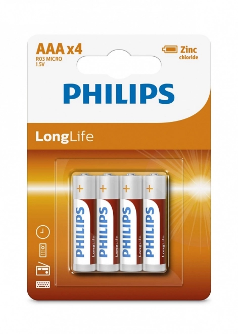 Baterky typu AAA LONGLIFE