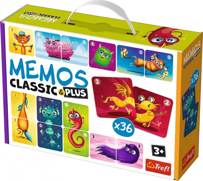 Memos Classic Plus - Roztomilé monštrá od Trefl