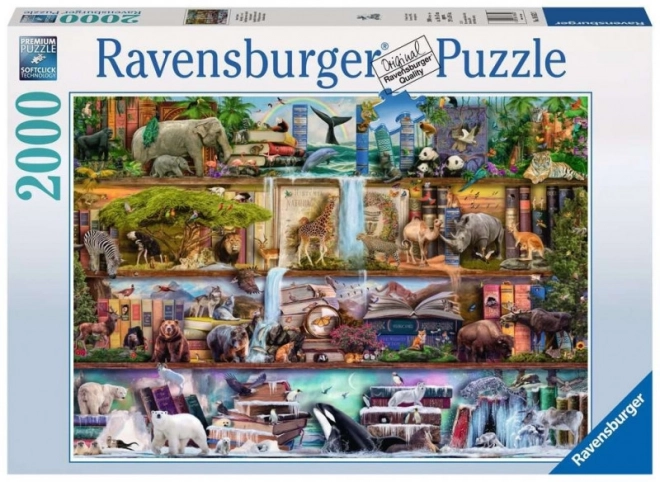Puzzle Ravensburger Kráľovstvo divokých zvierat 2000 dielikov