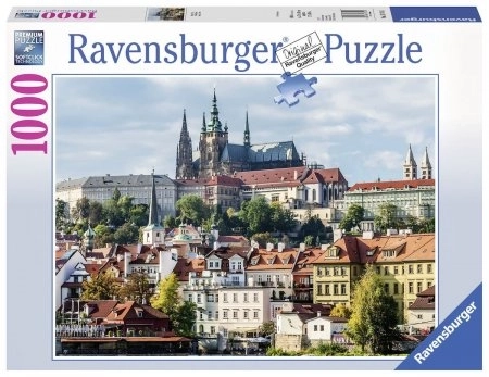 Puzzle s pohľadom na Pražský hrad