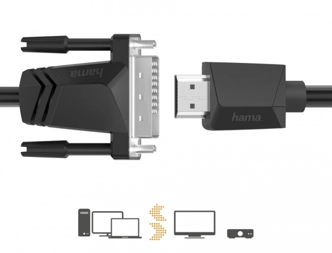 Kabel HDMI DVI/D 4K 1,5m pre spoľahlivé pripojenie