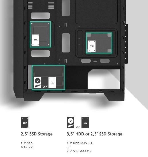 Počítačová skriňa S2 TG ATX Mid Tower