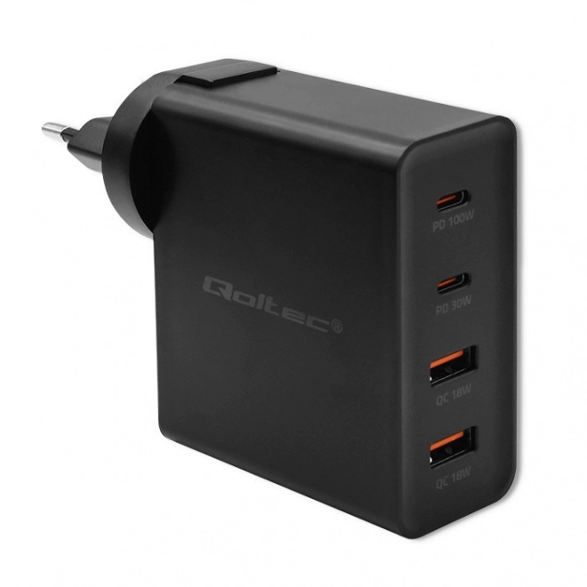 Nabíjačka GaN Power Pro - 2xUSB-C 2xUSB 130W