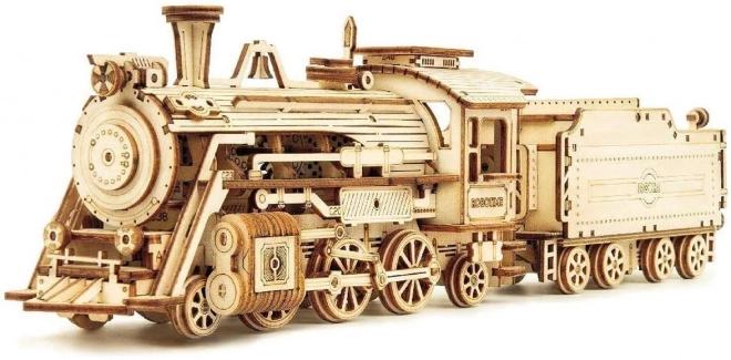 Lokomotíva - Parný expres - 3D drevené puzzle