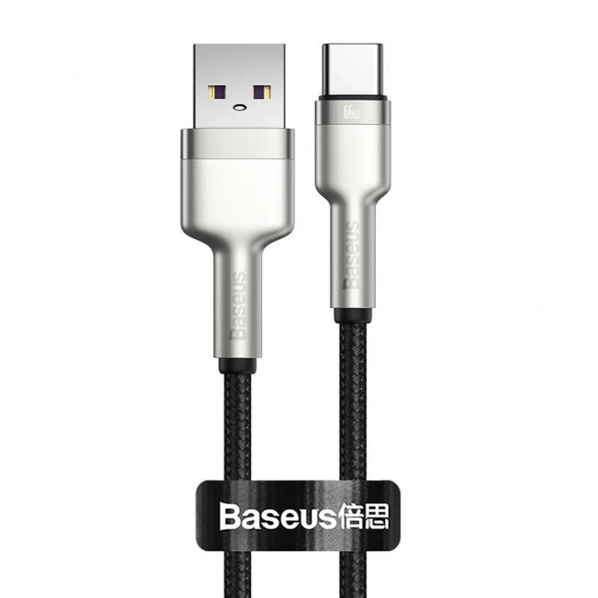 USB kábel pre USB-C Baseus Cafule 66 W 0,25 m čierny