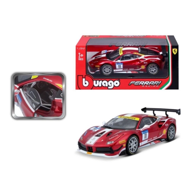 Bburago Ferrari Racing 488 Challenge 2017