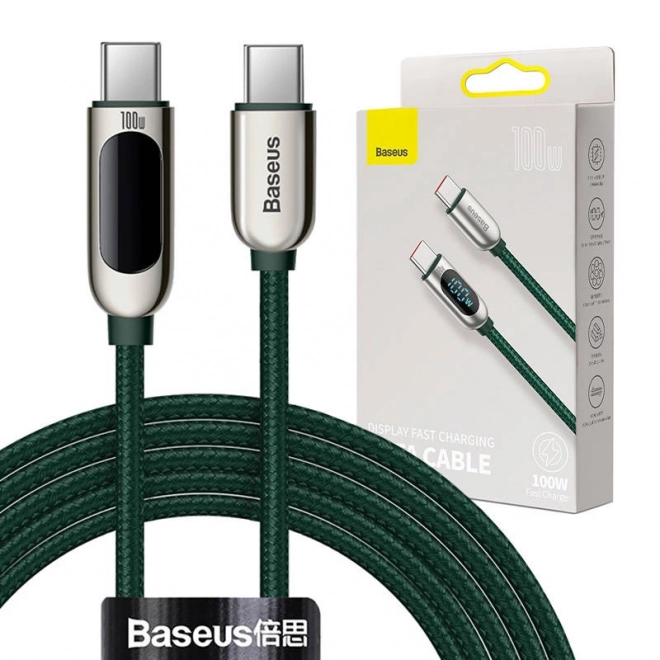 Kábel USB-C na USB-C s displejom Baseus