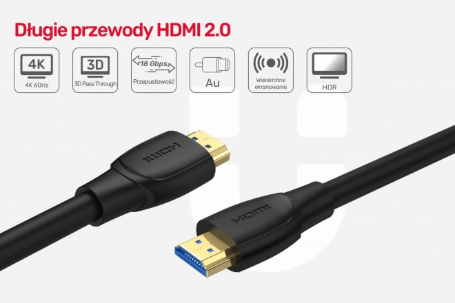 Vysokorýchlostný HDMI kábel 4K 7m