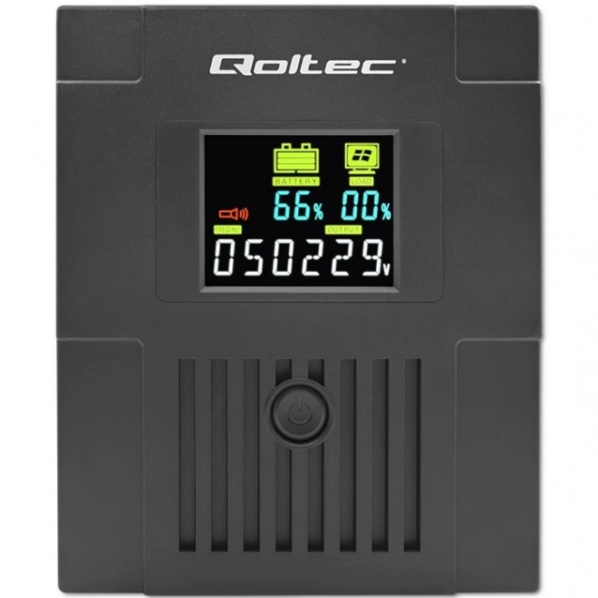 Záložný zdroj energie Qoltec UPS 2000VA 1200W s LCD a USB