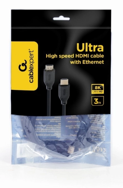 Ultra rýchly HDMI kábel 8K s Ethernetom 3m
