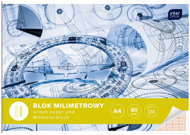 Milimetrový blok A4 - 20 listov