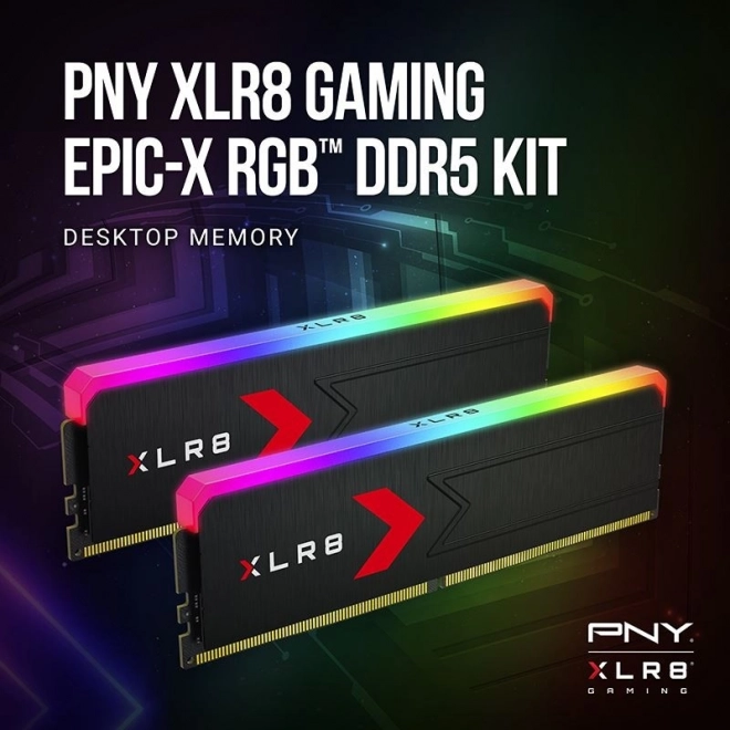 Herná pamäť PNY XLR8 DDR5 s RGB podsvietením