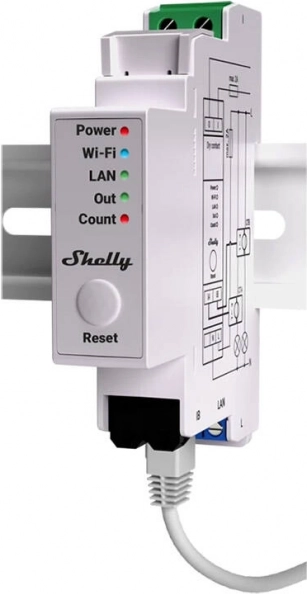 Inteligentný merač spotreby energie SHELLY Wi‑Fi/LAN