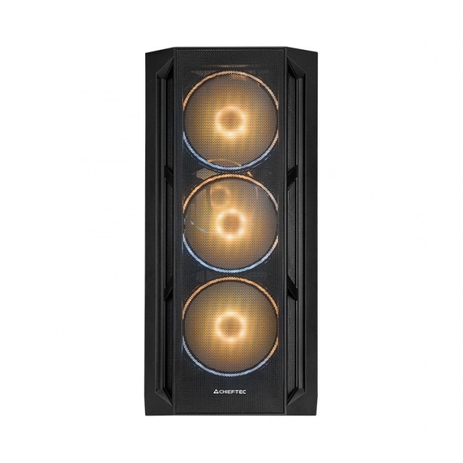 Púzdro Chieftec Lumo s ARGB ventilátormi