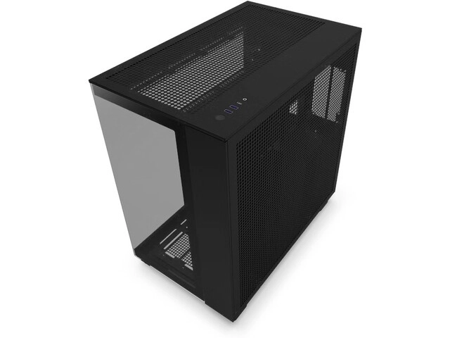 Počítačová skriňa NZXT H9 Flow s oknom čierna