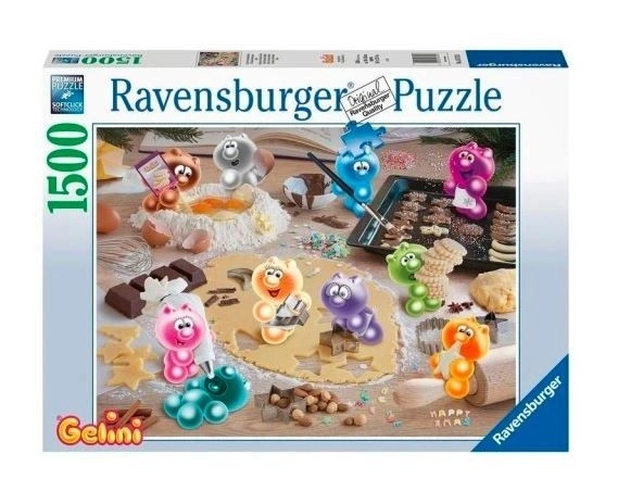 Ravensburger - Puzzle 1500 dielikov: Gelini Vianočné pečenie