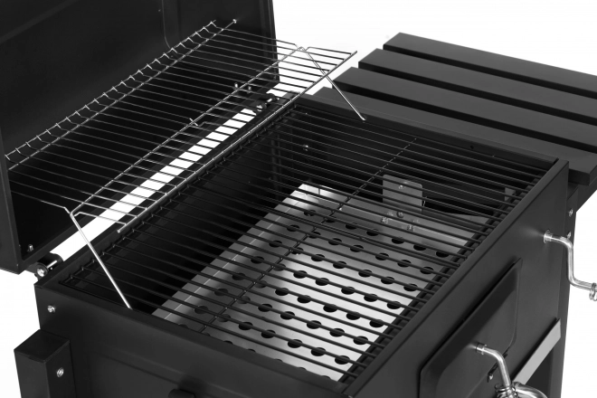 Veľký záhradný gril s pokrievkou a ventilátorom