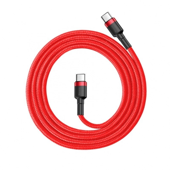 Kábel Baseus Cafule USB-C PD 2.0 QC 3.0 60W 1m - červený