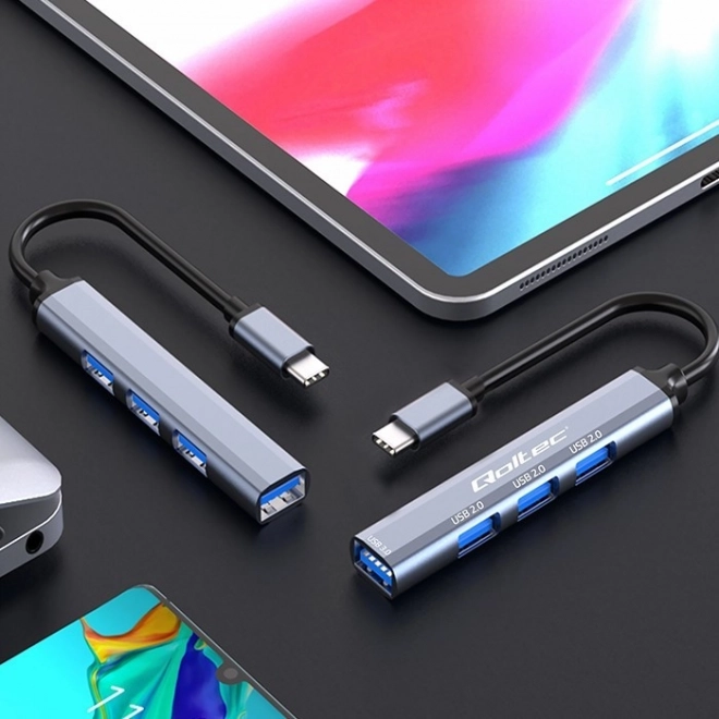 USB-C 3.1 HUB adaptér 4v1