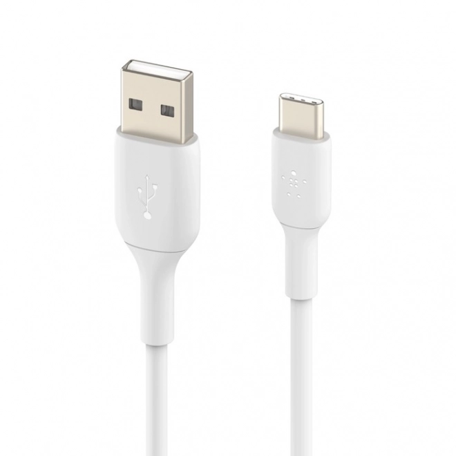 Biely USB-C na USB-A kábel 15 cm