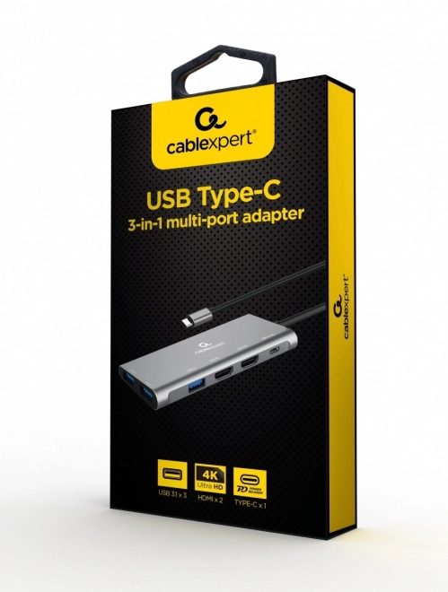 Multifunkčný USB-C adaptér s HDMI a PD
