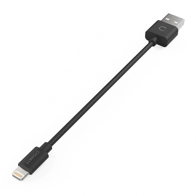 Kábel USB na Lightning 12W 0,1 m čierny