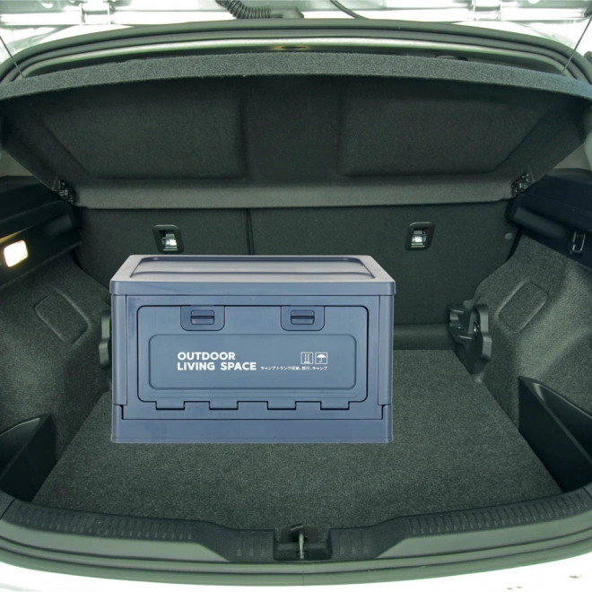 Campingová krabica - skladací box 25l modrá
