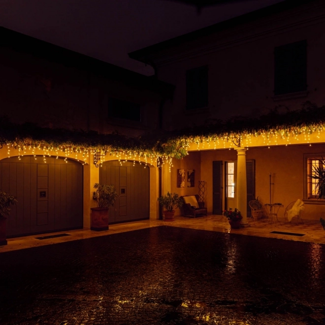 Inteligentné lampy cencúle Icicle 190 AWW LED