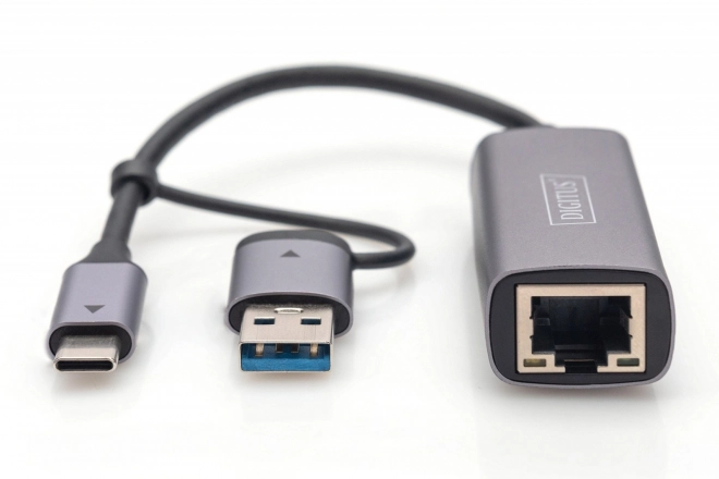 Digitus USB-C a USB-A adaptér na RJ45 2.5 Gigabit Ethernet