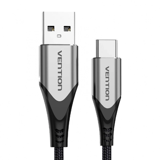 Usb kábel 2.0 A na USB-C Vention 3A 3m sivý