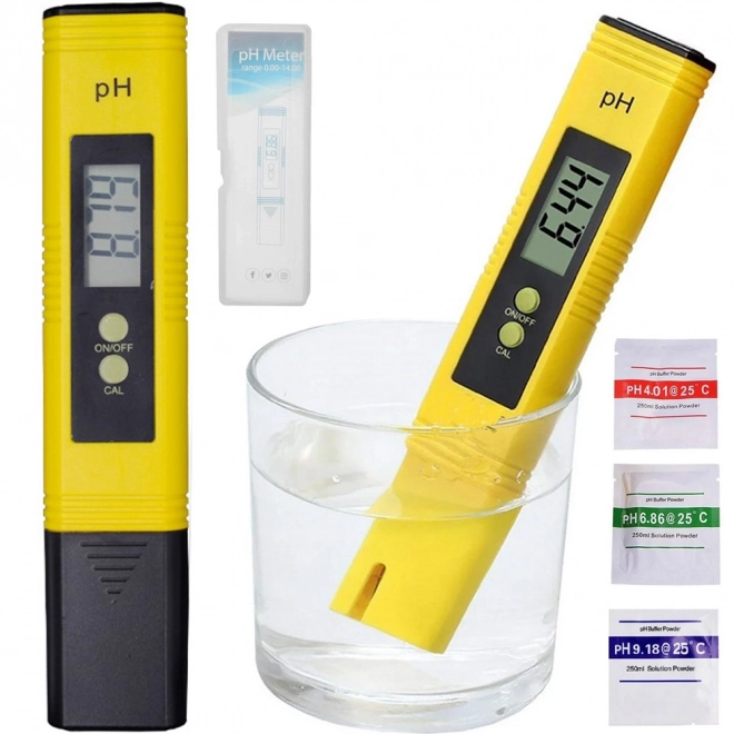 Elektronický ph meter na testovanie vody