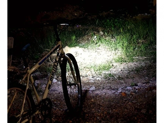 Sada osvetlenia na bicykel USB LED svetlá