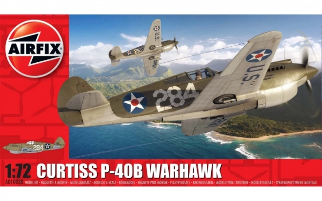 Model lietadla Curtiss P-40B Warhawk