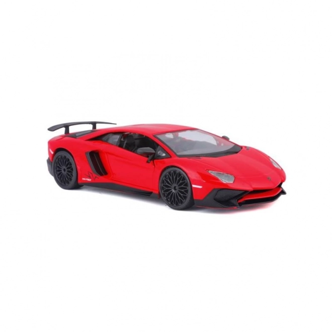 Bburago Lamborghini Aventador červené 1:24