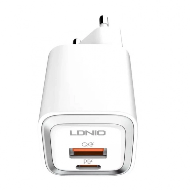 Nástenná nabíjačka LDNIO s USB-C a Lightning káblom