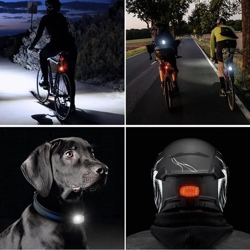 Lampa na bicykel s predným a zadným LED svetlom Trizand