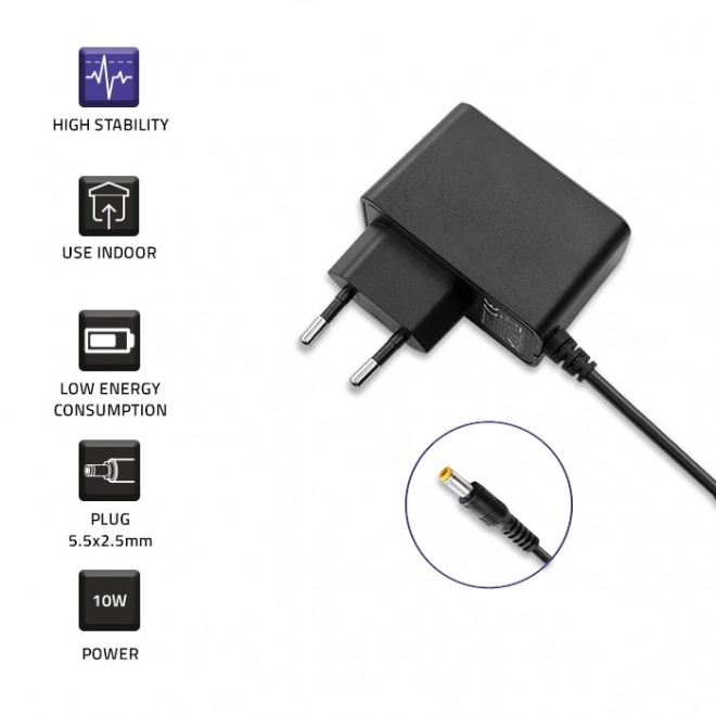 Qoltec napájací adaptér 10W 5V 2A