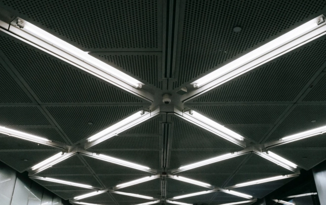 Osvetľovacia LED kruhová lampa do garáže, 120 cm 180 W