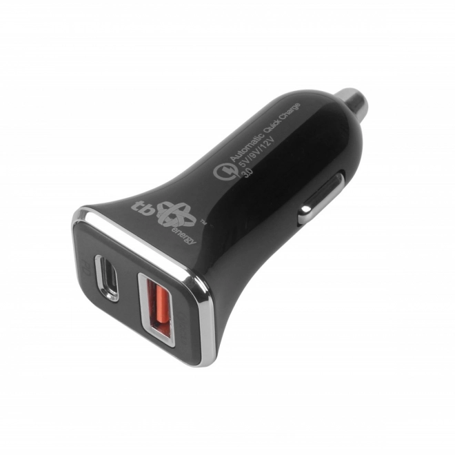 Univerzálna autoadaptérka USB A+C QC