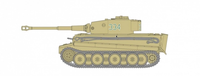 Plastový model Tiger I v malom sete