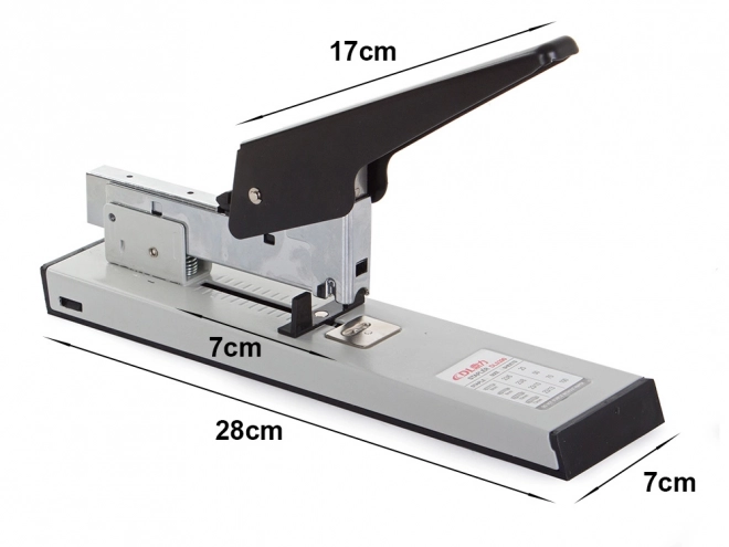 Veľká kovová kancelárska zošívačka 100 listov
