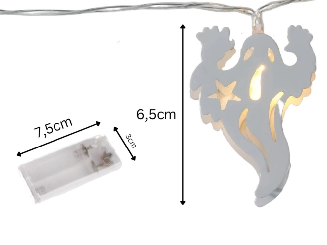 Led reťaz na Halloween duchovia
