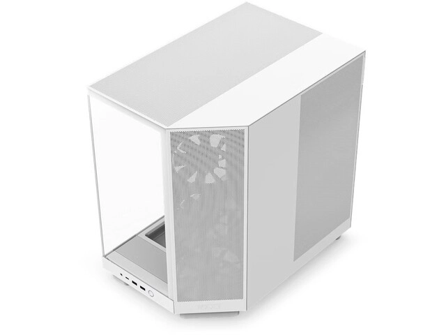 Biela skriňa s oknom NZXT H6 Flow