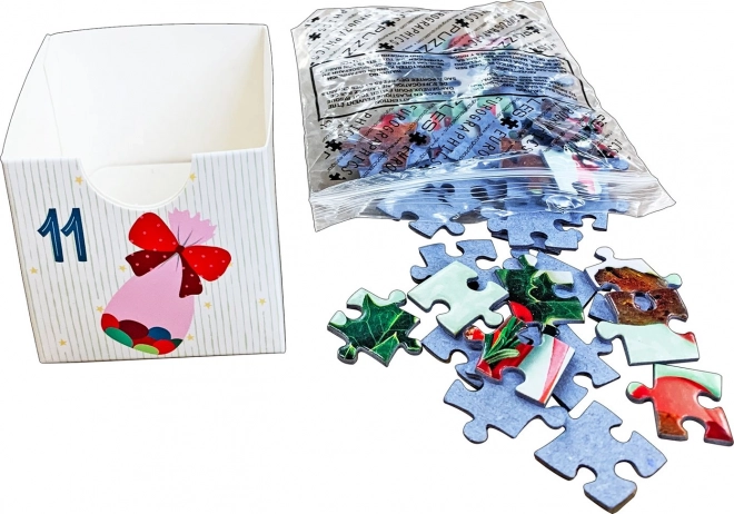 Eurographics Adventný kalendár s puzzle: Sladké Vianoce - 24 x 50 dielikov