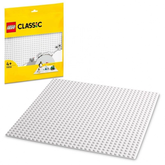 Biela podložka na stavanie LEGO Classic 11026